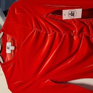JUICY BY JUICY COUTURE JUNIOR WOMEN'S RED DRESS SIZE MEDIUM